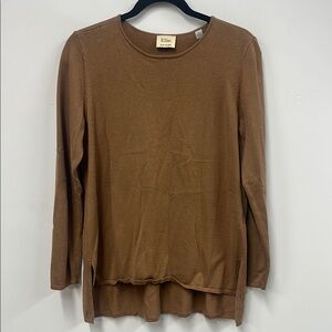 Elie elie tahari Brown Long Sleeve sweater L